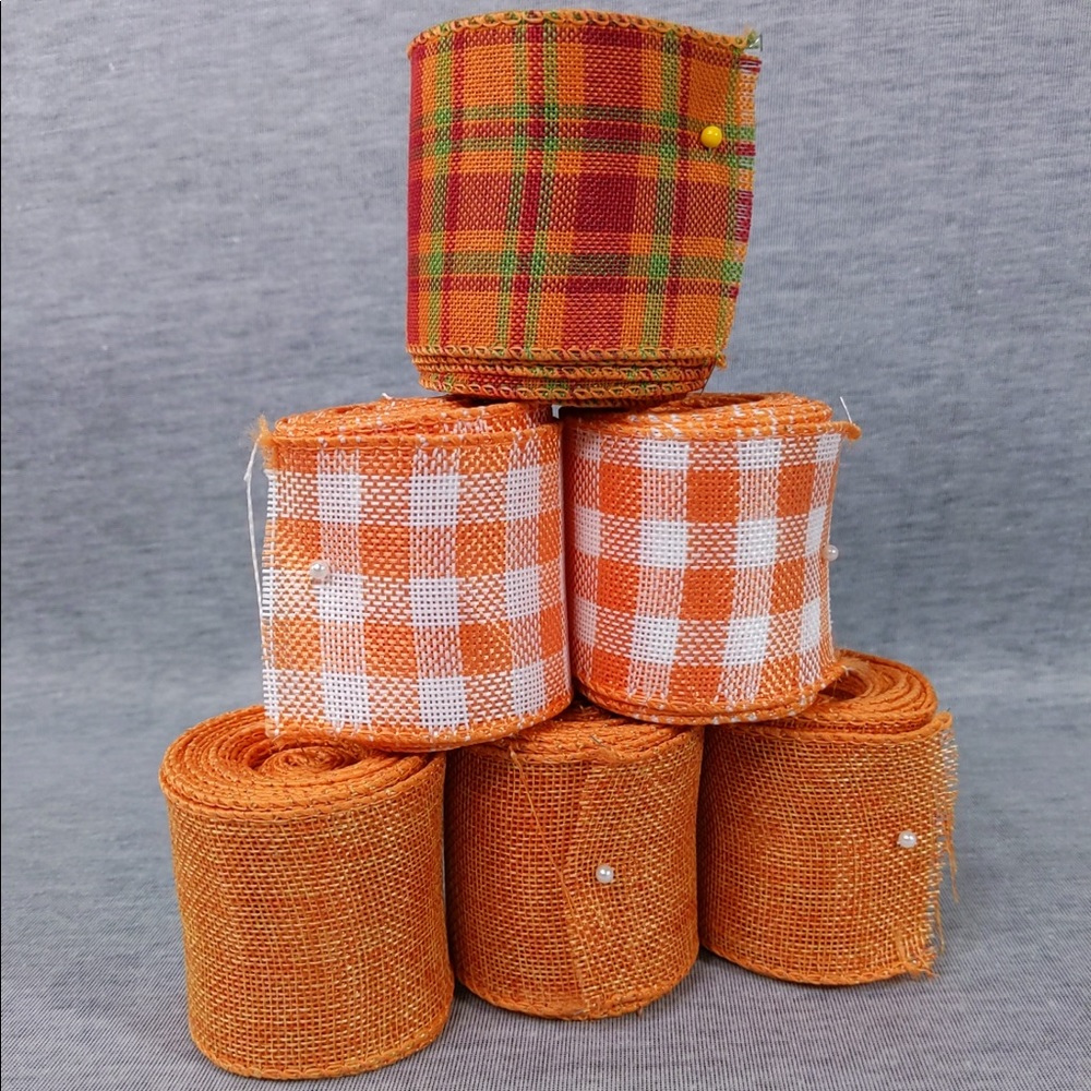👯‍♀️Host Pick⚡️ 6 rolls of ‘Burlap-Like Material’ Ribbons